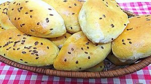 Пирожки с картофелем из дрожжевого теста на кефире