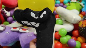 играем и изучаем цифру 7 алфавит лор для детей, мягкие игрушки цифры лора