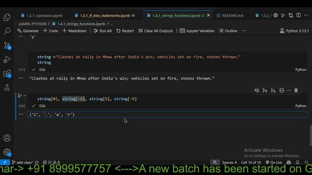 Day 4: Master Python Strings – String Data Type Explained with Examples!  Part-1