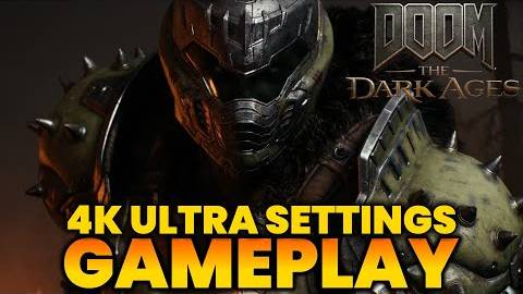DOOM: The Dark Ages - Первая глава. Игровой процесс RTX 4090 + Ryzen 9800X3D (The Outerhaven)