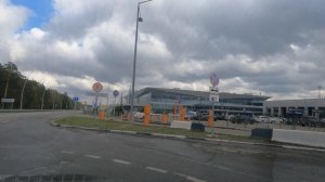 дорога через аэропорт Красноярска май 2025г.