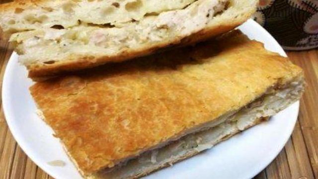 Пирог с капустой и индейкой
