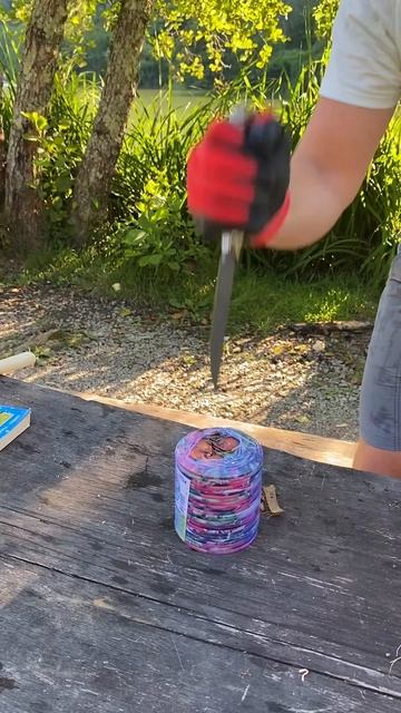 Тест суперстали с максимальной твердостью на прочность!
