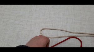 Как завязать прямой узел.