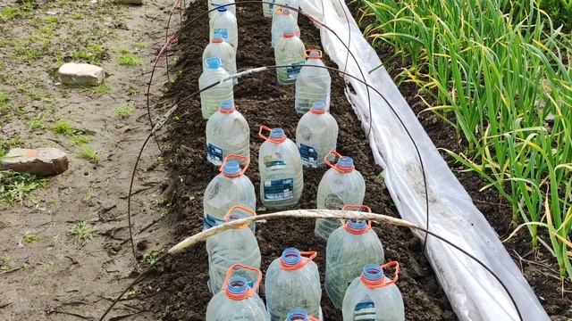 И снова огород, первые посадки.Видео за три даты. Часть смотреть онлайн