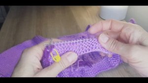 Джемпер реглан сверху,узором ЛИСТЬЯ.Подробный МК