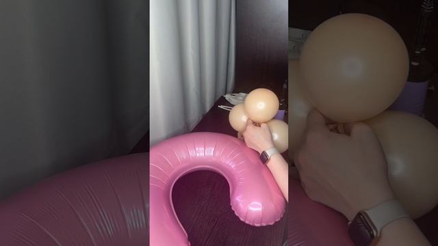Инсталляция из воздушных шаров на 5 лет (Installation of balloons for 5 years)