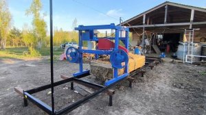 Подстригли нашу ПЕРВУЮ соломенную панель на новой пилораме