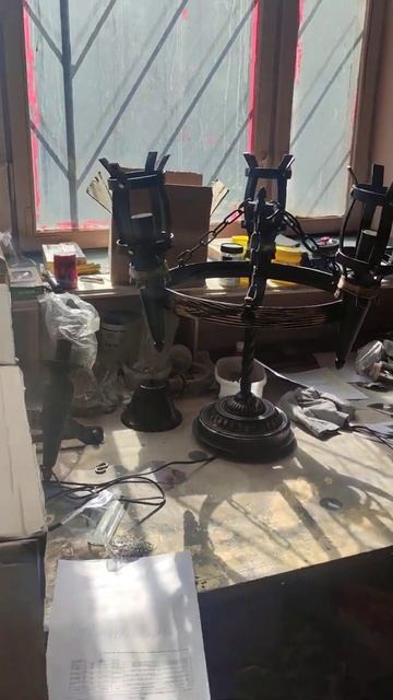 Настольная Лампа RS152/3L "Агния" 3xE27 60Вт. Замковый стиль смотреть онлайн