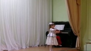 Бурова Анастасия (6 лет). С. Баневич, "Песня Незнайки" .mp4