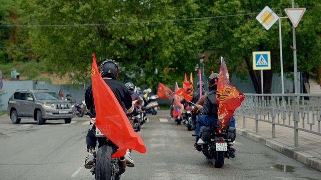 Автопробег автошколы Лидер ко дню 80-летия Победы