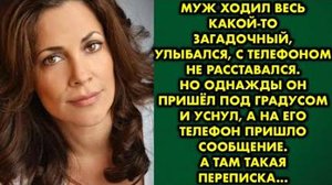 Муж ходил весь какой-то загадочный, улыбался, с телефоном не расставался. Но однажды он пришел...