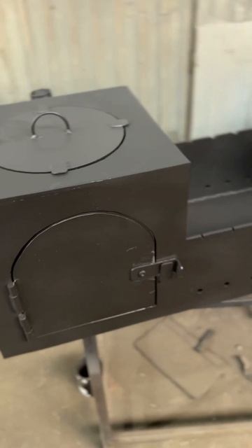 Мангал с печкой для казана #мангал #мангалназаказ #kitchen
