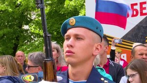 Телеверсия Парада Победы в городе-герое Новороссийске, посвященного 80-летию Великой Победы