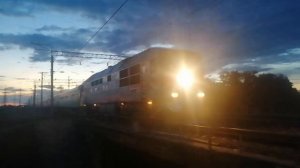 Тэп70 с поездом волгоград ташкент