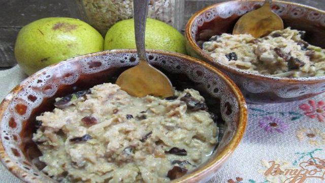 Овсяная каша на завтрак