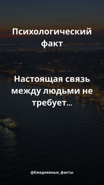 Настоящая связь между людьми не требует... #shortsfacts #shorts смотреть онлайн