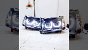 Toyota Land Cruiser QBiled 100 тюнинг фары с ДХО
