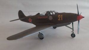 P-39N Airacobra сборка из бумаги