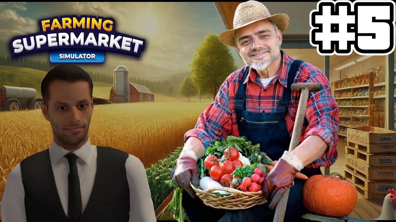Кассир Иван | СИМУЛЯТОР ФЕРМЫ  Farming & Supermarket Simulator #5