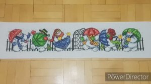 ГОТОВЫ и ОФОРМЛЕНЫ Снеговики от Joy Sunday_вышивка крестом