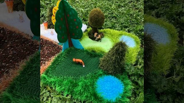 вязаная ферма тактильный сенсорный коврик для логопедов от @ferma_knit смотреть онлайн