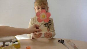 Декорируем деревянную заготовку «Цветок»