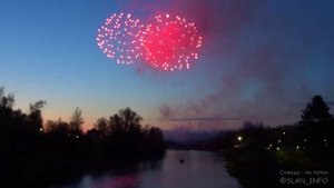 Салют над Плюссой. 9 мая 2025г.