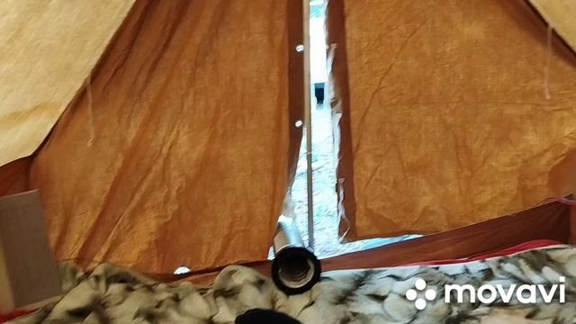 Мой первый в 2025 отдых на природе и испытательное отопление палатки смотреть онлайн