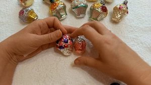 Ёлочные игрушки СССР Корзинки
