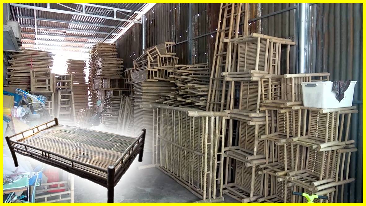 Мебель из бамбука, массовое производство в Малайзии смотреть онлайн