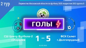 2 тур | СШ Центр Футбола-2 - ФСК Салют (ГОЛЫ) (01.05.2025)