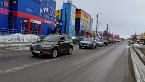 6. Автопробег посвященный 80-летию победы Советского союза в Великой Отечественной войне п.Пангоды