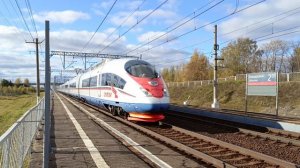 Высокоскоростной поезд ЭВС2-02 "Сапсан" "Санкт-Петербур?