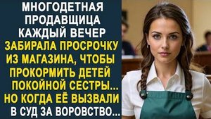 Многодетная продавщица каждый вечер забирала просрочку из магазина, чтобы прокормить детей покойной