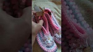 Тапочки крючком.