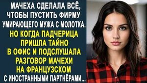 Мачеха сделала всё, чтобы пустить фирму умирающего мужа с молотка. Но когда падчерица пришла тайно..