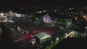 Поздравление шумкова с 80 победы со сцены КУРГАН 9 мая 2025