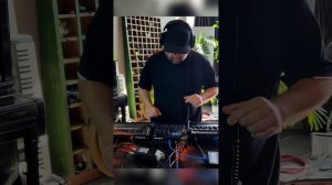 Фрагмент Ambient techno лайв в @musicalwaveschool на железках. Сетап - Elektron Digitakt II, MoogMin