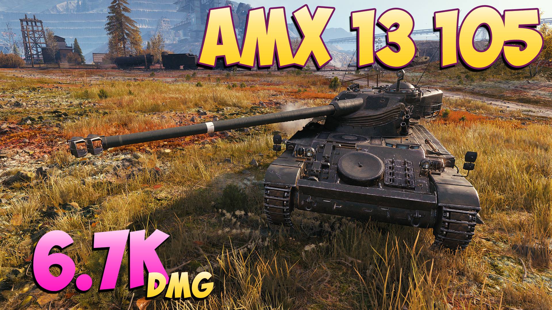 AMX 13 105 - 3 Фрагов 6.7K Урона - Бдительный! - Мир Танков