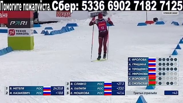06.04.2025. Биатлон. Альфа-Банк. Кубок Содружества. Женский