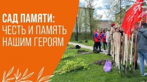 САД ПАМЯТИ: ЧЕСТЬ И СЛАВА НАШИМ ГЕРОЯМ