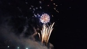 Салют в честь 80-летия Победы в Великой Отечественной Войне.