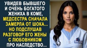 Увидев бывшего и очень богатого жениха в коме, медсестра сначала замерла от шока... Но подслушав...