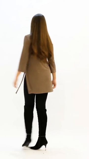 Купить джемпер кофе с молоком прямого силуэта, коллекция "Осень-Зима 2020/21" смотреть онлайн