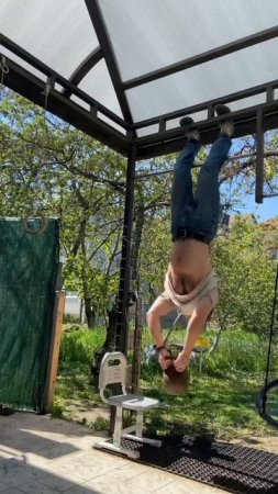 Для упитанных: качаем живот #workout #calisthenics