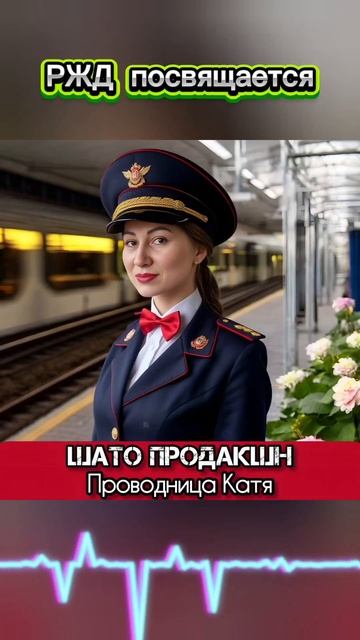 Песня проводница РЖД #поезд #проводница #ржд #железнаядорога #проводник #купе #хит #песняпроводница