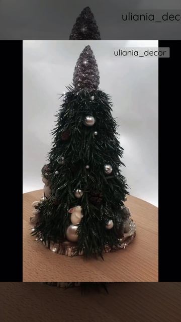 Декоративные елочки из природных материалов: сухоцве? смотреть онлайн