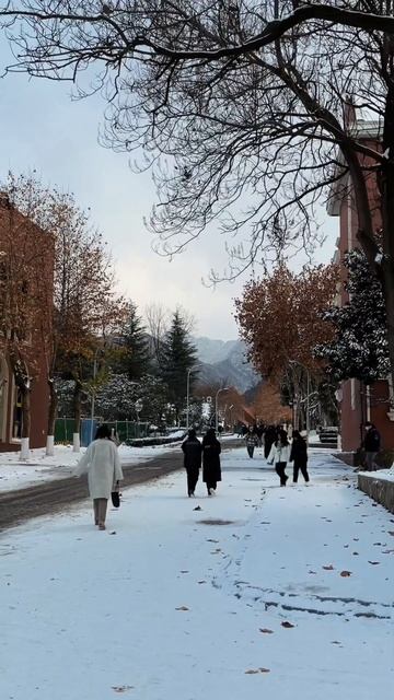 Снег в Китае в провинции Шаньси ощущается примерно та? смотреть онлайн