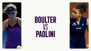 25.04.2025. Кэти Боултер - Жасмин Паолини. WTA Madrid. Katie Boulter - Jasmine Paolini